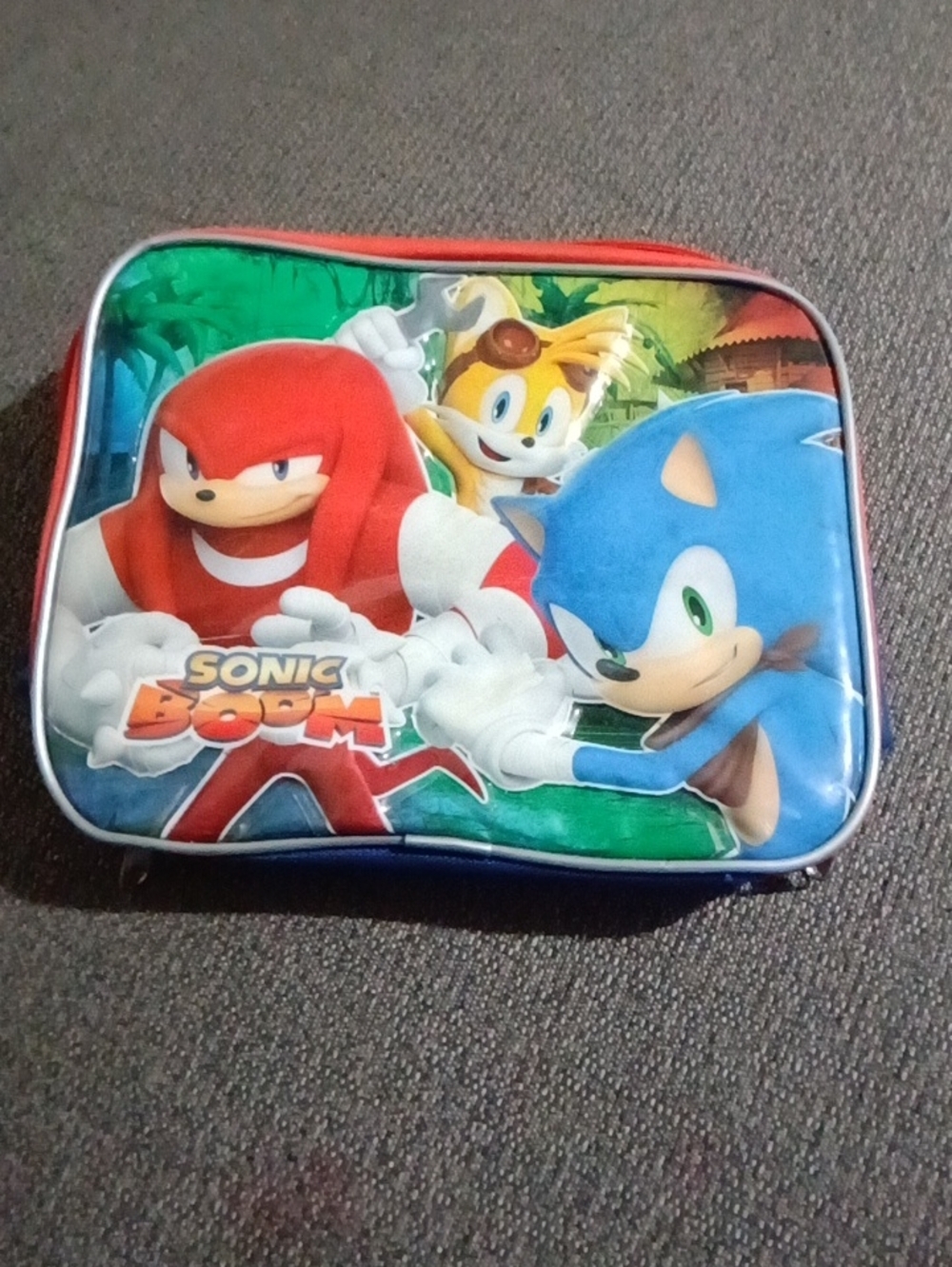 Sonic Kids Lunch Bag – Blue Red Green Design